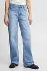 Vega Wide Leg Jeans - Light Blue