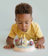 Wooden birthday cake XL - 26 pcs