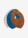 Bandana Bib 3 Pack - Vallarta blue
