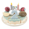 Wooden birthday cake XL - 26 pcs