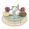 Wooden birthday cake XL - 26 pcs