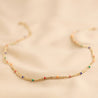 Rainbow Enamel Ball Chain Layered Necklace