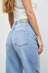 Vega Wide Leg Jeans - Light Blue
