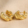Rope Huggie Hoop Earrings