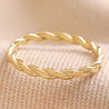 Twisted Rope Ring in Gold