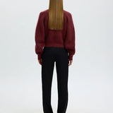 Mira Knit Short - Tawny Port
