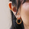Medium Stainless Steel Twisted Hoops