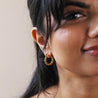 Medium Stainless Steel Twisted Hoops