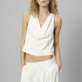 Mille Waterfall Top - White