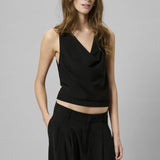 Mille Waterfall Top - Black