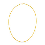 Luxe Flat Snake Chain Necklace - Gold