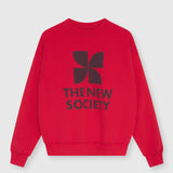 TNS Logo Sweatshirt - Chinese Red