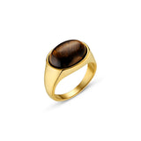 Tigers Eye Statement Ring
