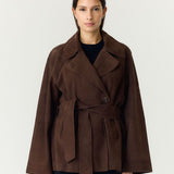 Runa Suede Kimono Jacket