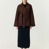 Runa Suede Kimono Jacket
