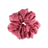 Isabella Satin Scrunchie - Raspberry