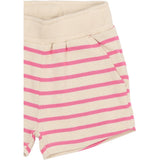 Sannah Shorts - Carmine Rose Striped