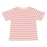 Sannah Tee - Carmine Rose Striped