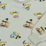 Santiago sweatshirt - Aqua grey