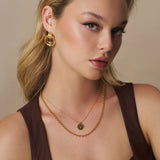 Coin Spinner Necklace- Gold