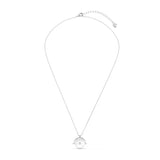 Coin Spinner Necklace- Silver