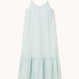 Grid Ruffle Dress