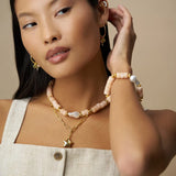 Statement Pearl and Bead Necklace