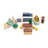 Wooden Play House with Accessories