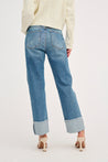 Dallas 139 High Straight Jeans - Medium Blue