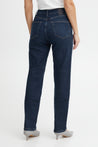 Liva Jeans Straight Leg - Dark Blue