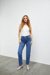 Liva Jeans Regular Leg - Medium Blue