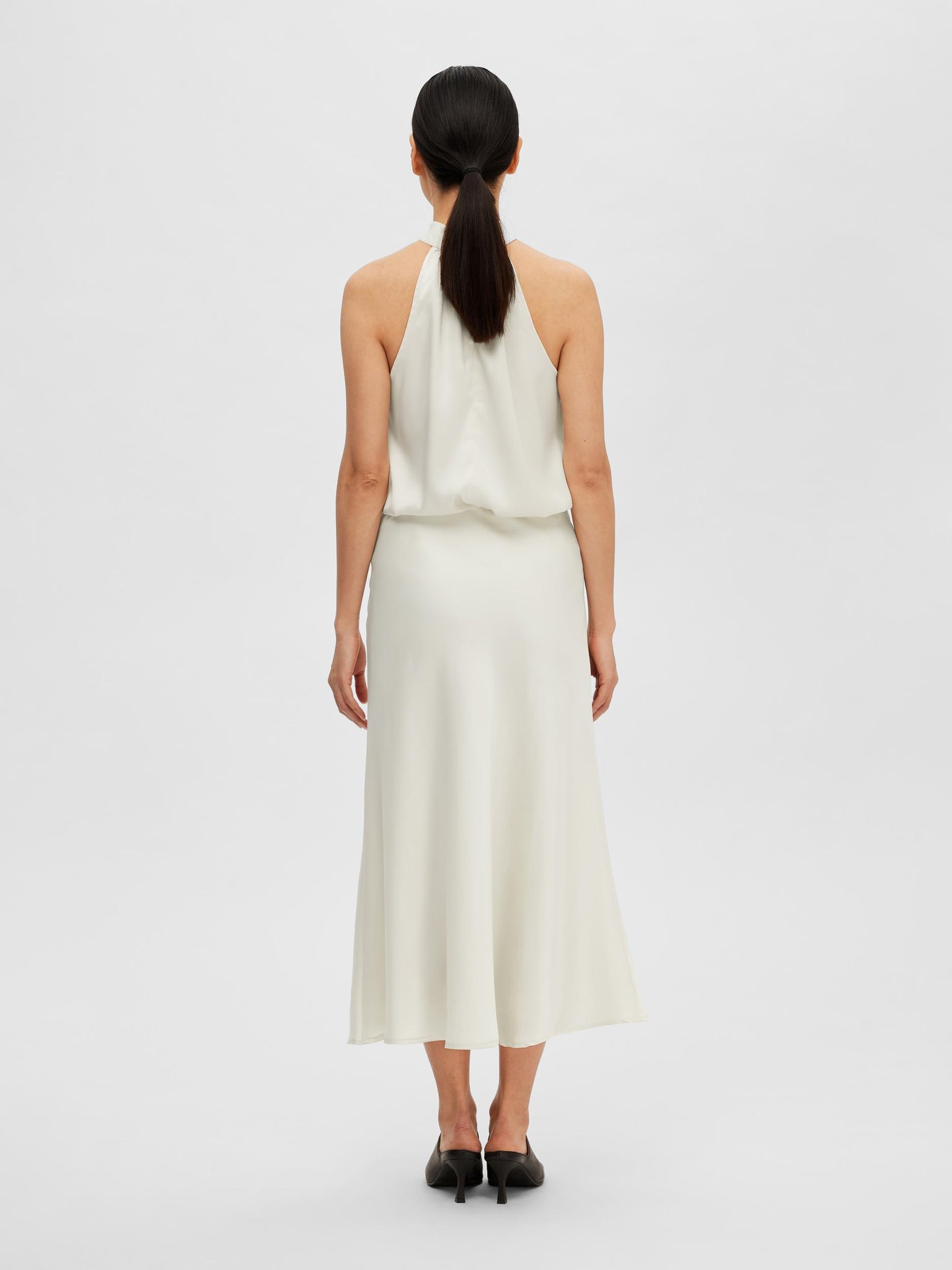 Rachelle Midi Skirt Bow Pearl