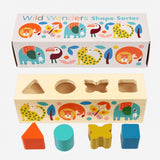 Wild Wonders Wooden Shape Sorter