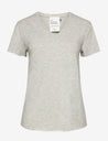 The V neck Tee- Grey