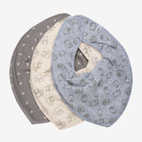 Bandana Bib - Grey Melange